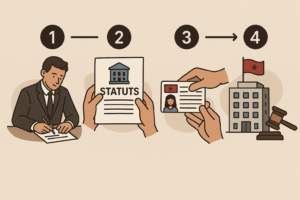 Se sont les etapes de creation sarl au  maroc